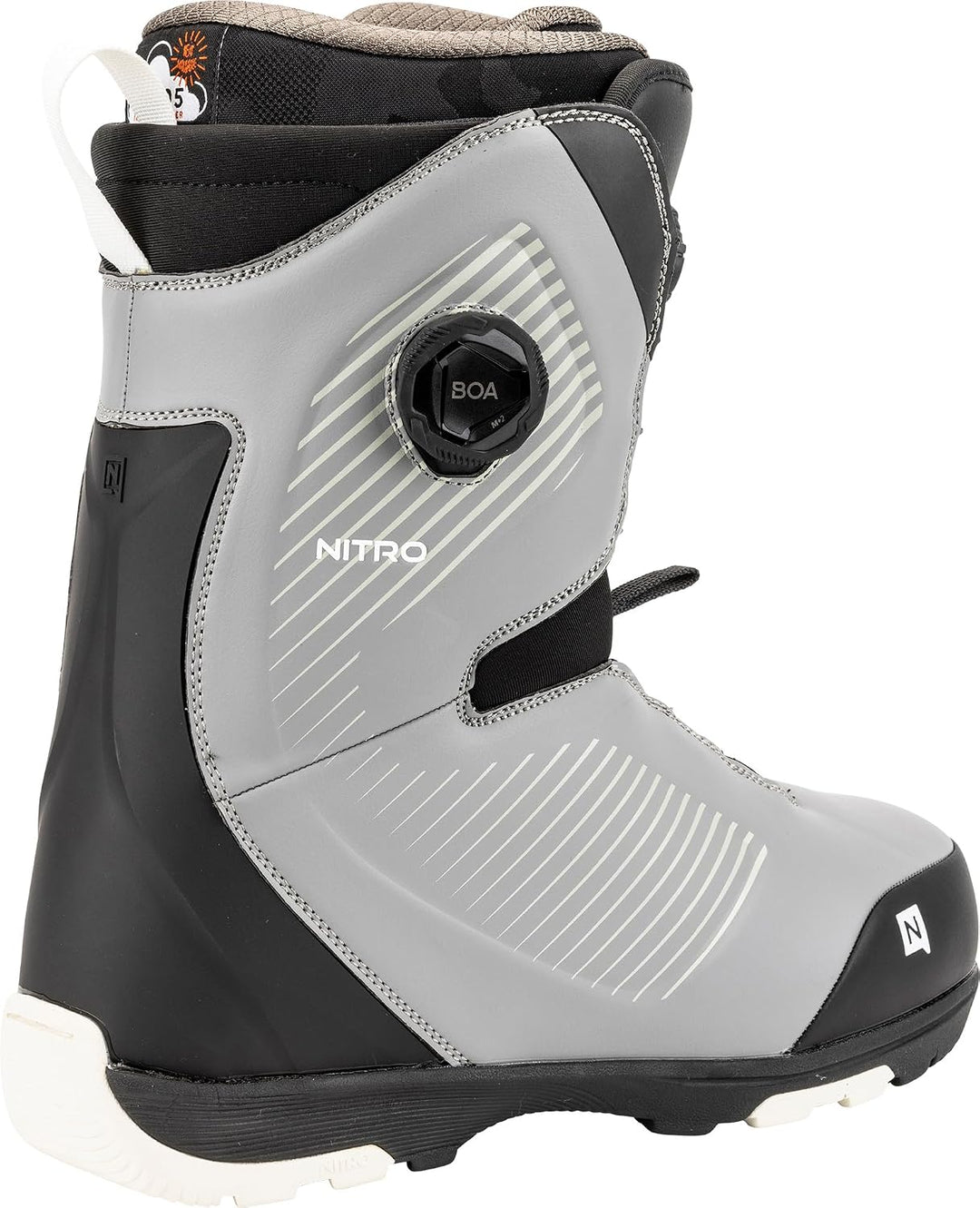 Nitro Herren Club BOA Dual Zone, All Mountain Freeride Freestyle Schnellschnürsystem Boot Snowboardb