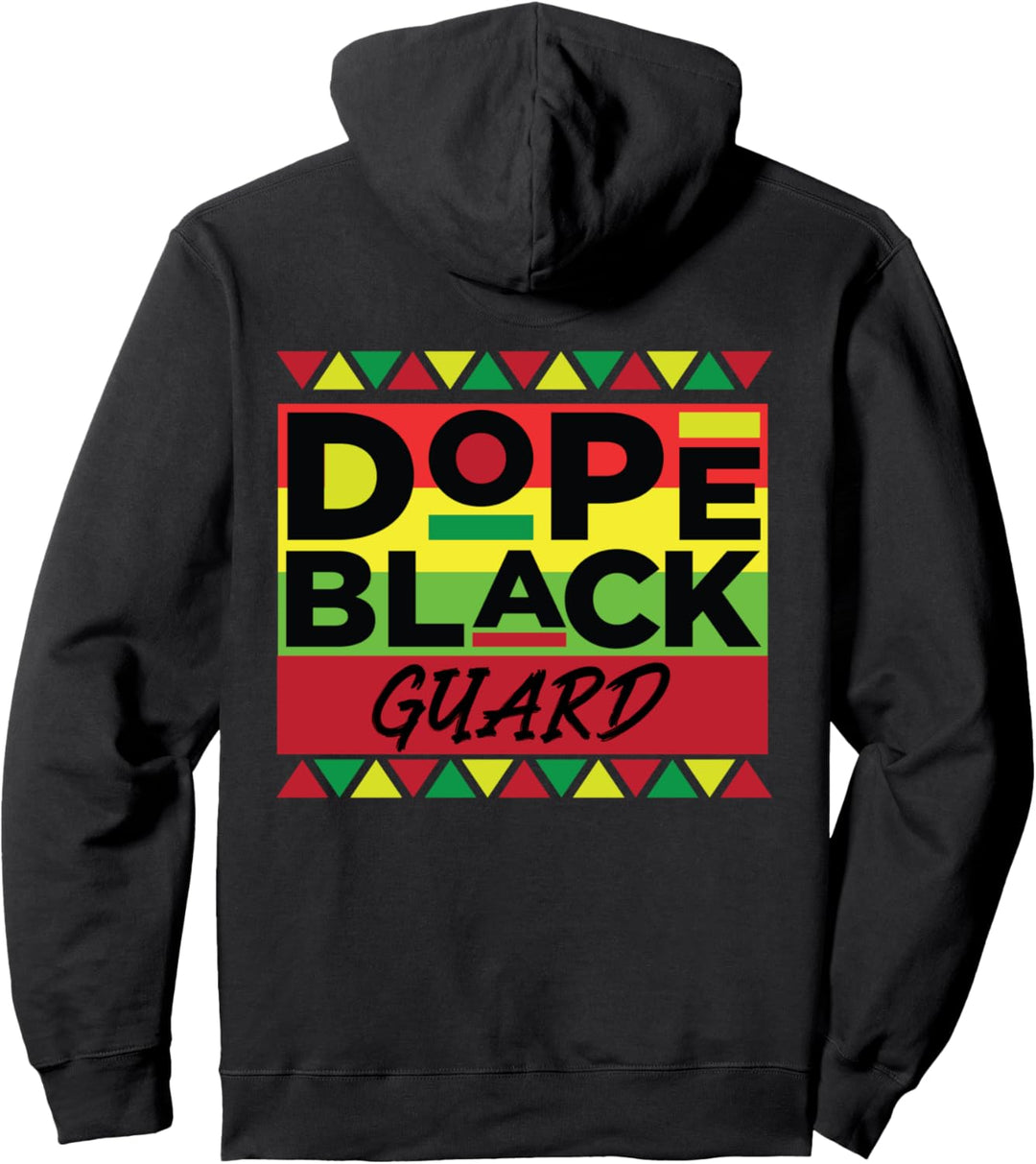 Dope Black Guard Unapologetically Afroamerikaner Melanin Pullover Hoodie