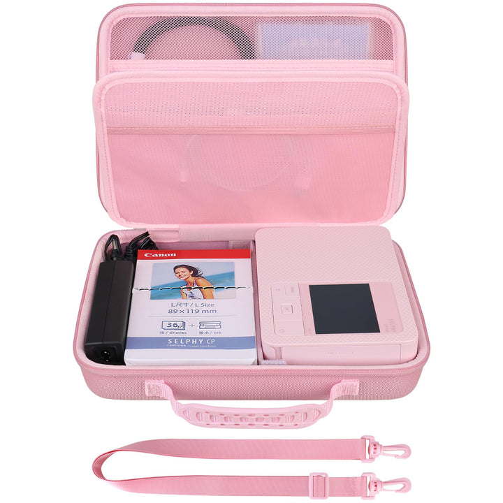 BOVKE Reisetasche für Canon SELPHY CP1500 Kompakter Fotodrucker, Tragbares Bluetooth-Sofortdruckkame