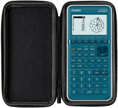 Calcuso Sparpack: Casio FX 7400 GIII Grafikrechner + Schutzhülle WYNGS schwarz + erweiterte Garantie