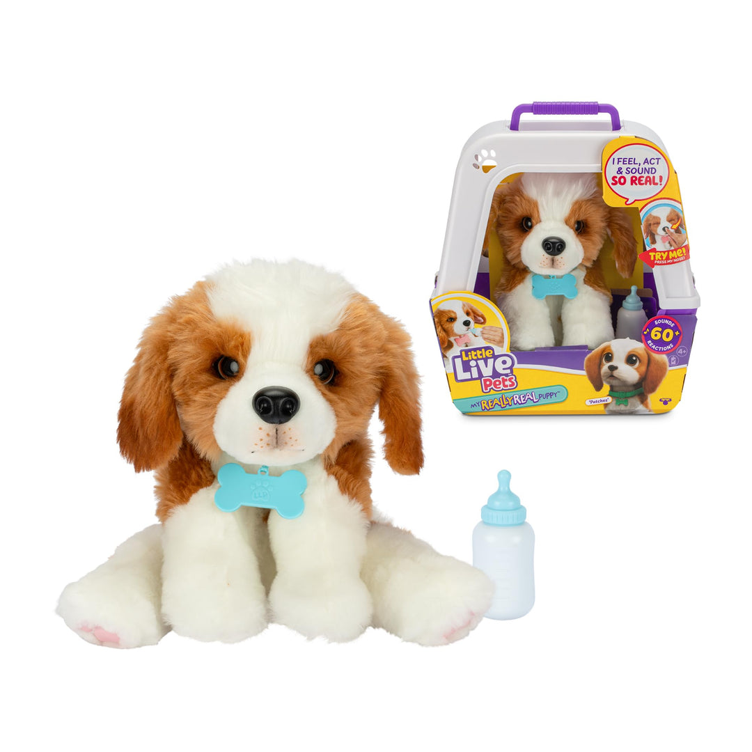 Little Live Pets My Really Real Puppy, Haustier-Spielzeug, 50 Geräusche und Reaktionen, Welpe mit we