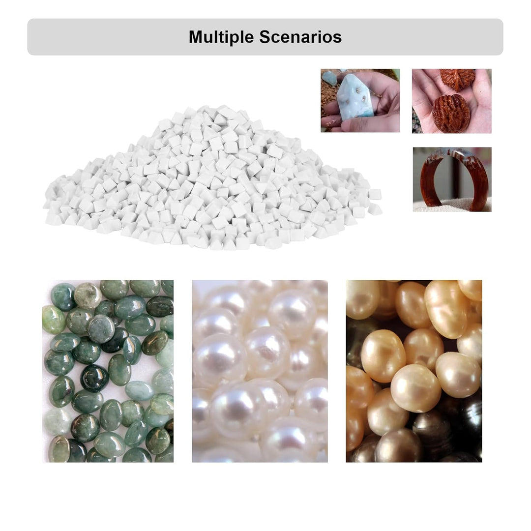 4mm Keramik Schleif,500g Polierkeramik Dreieck Keramische Füllmedien Keramisches Dreikant Schleifmit