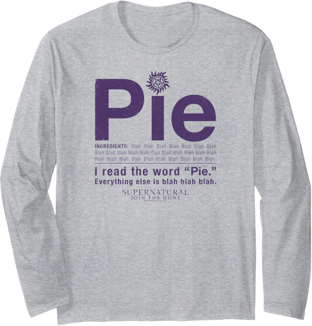 Supernatural Pie Langarmshirt