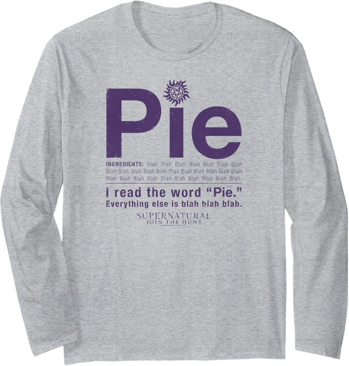 Supernatural Pie Langarmshirt