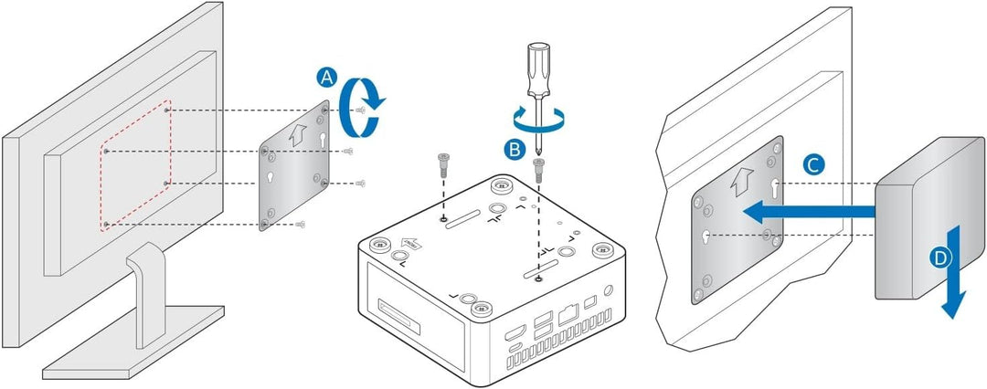 Intel Canyon NUC10I3FNHN EU Barebone L6 EU Cord, BXNUC10I3FNHN2