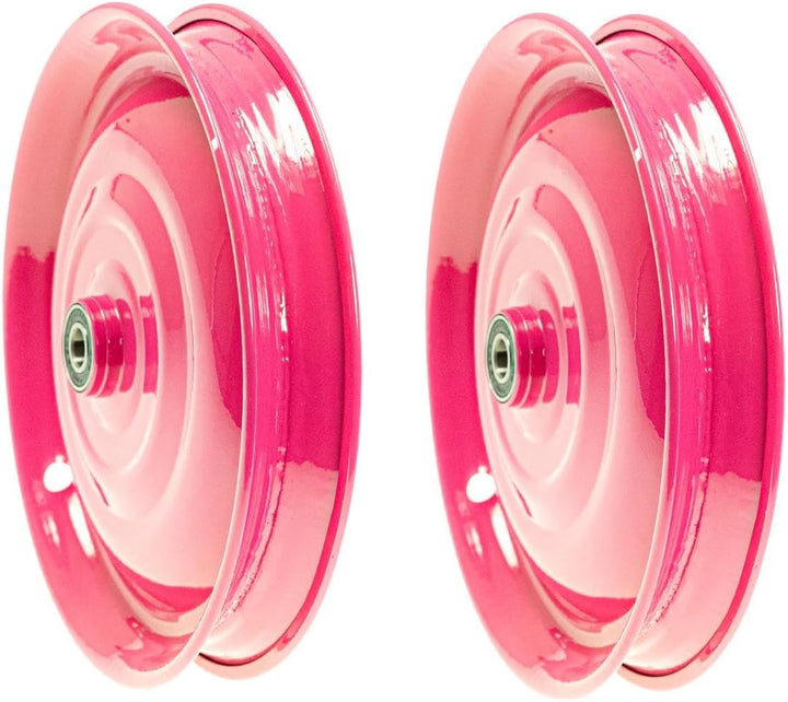 Scheibenrad Anhänger Handwagen Laufrad Rad Felge 12 1/2 Zoll Klaufix DDR (2 Stück Pink), 2 Stück Pin