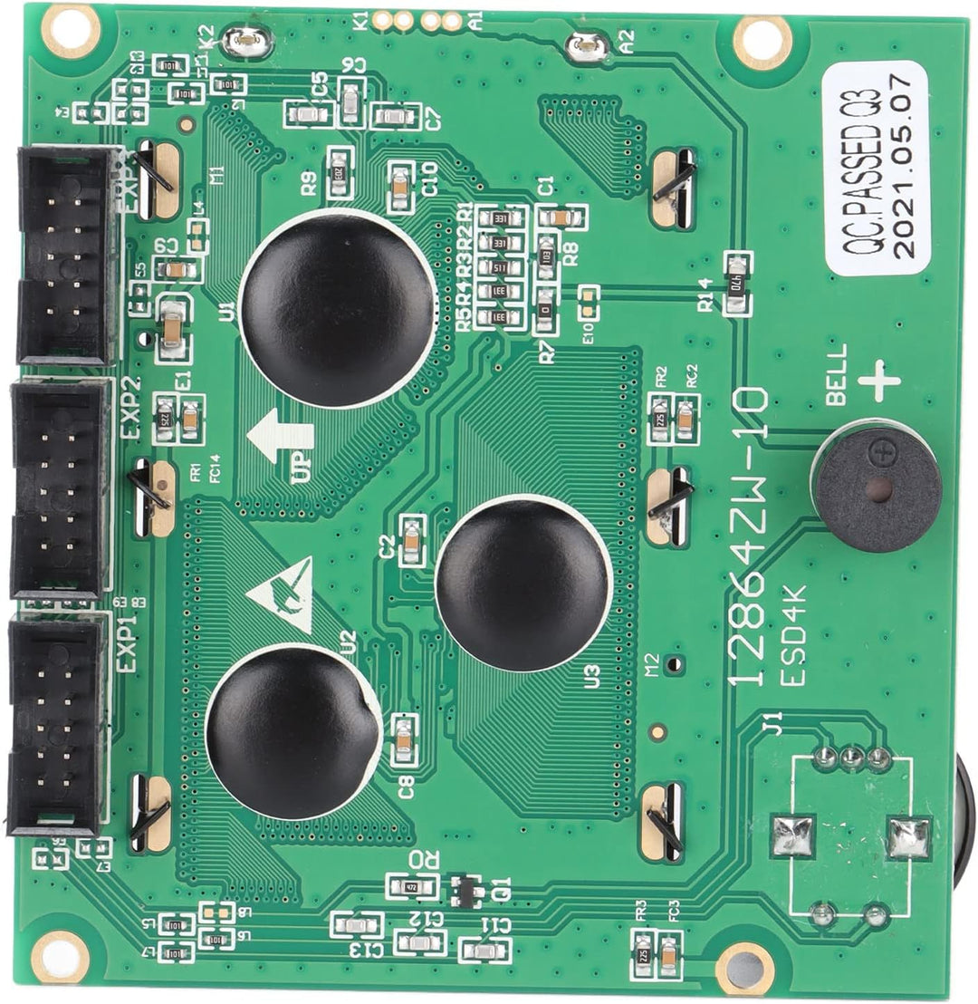 CCYLEZ 3D-Drucker Display 12864 LCD-Bildschirm 3D-Drucker Display Slope Smart Blue Control Panel Für