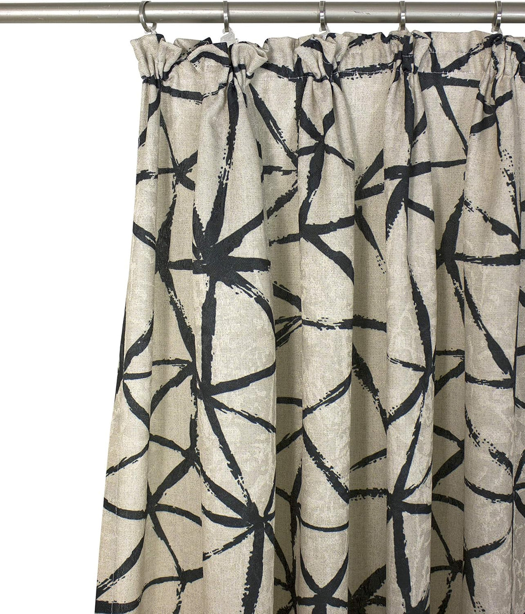 Wirth Fertigschal Lisburn mit Kräuselband, Polyester, Schwarz, 180 x 135 cm Schwarz 180 x 135 cm, Sc