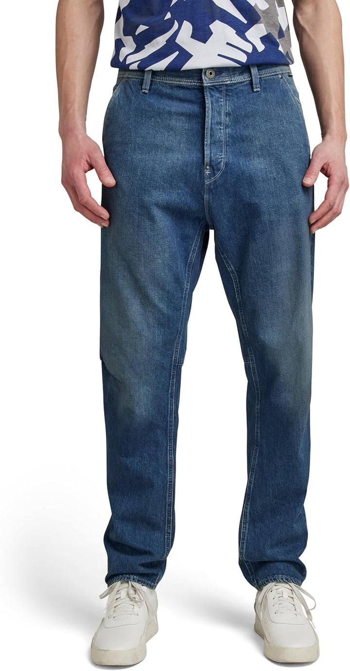 G-STAR RAW Herren Grip 3D Relaxed Tapered Jeans 26W / 30L Blau (Antique Cosmic Blue D19928-c966-c945