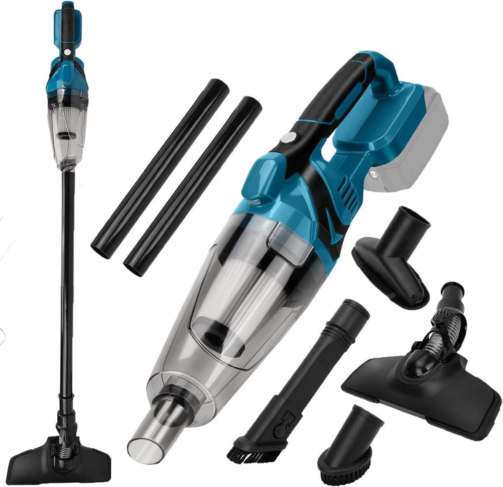 Akku-Staubsauger für Makita 18V Akkus,10000Pa Kabelloser Handstaubsauger Blau, Blau