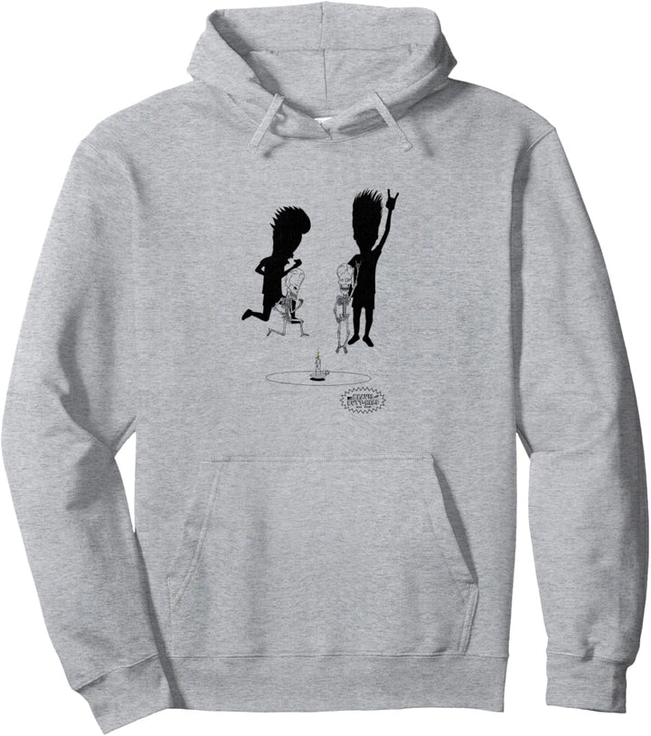 Beavis and Butt-Head Skeleton Rock On Pullover Hoodie