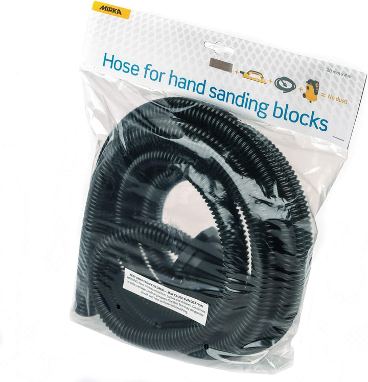 Mirka Handy Handschleifer mit Klett und Absaugung für 80x230mm Schleifstreifen & Absaugschlauch 4m x