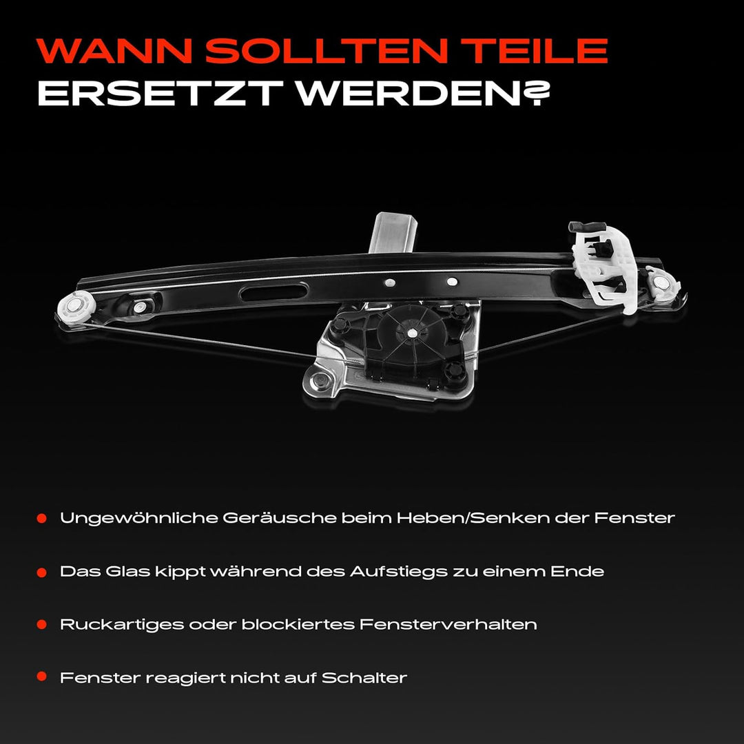 Frankberg Fensterheber mit Motor Hinterachse Links Kompatibel mit 3er E90 316d 2009-2011 3er Touring