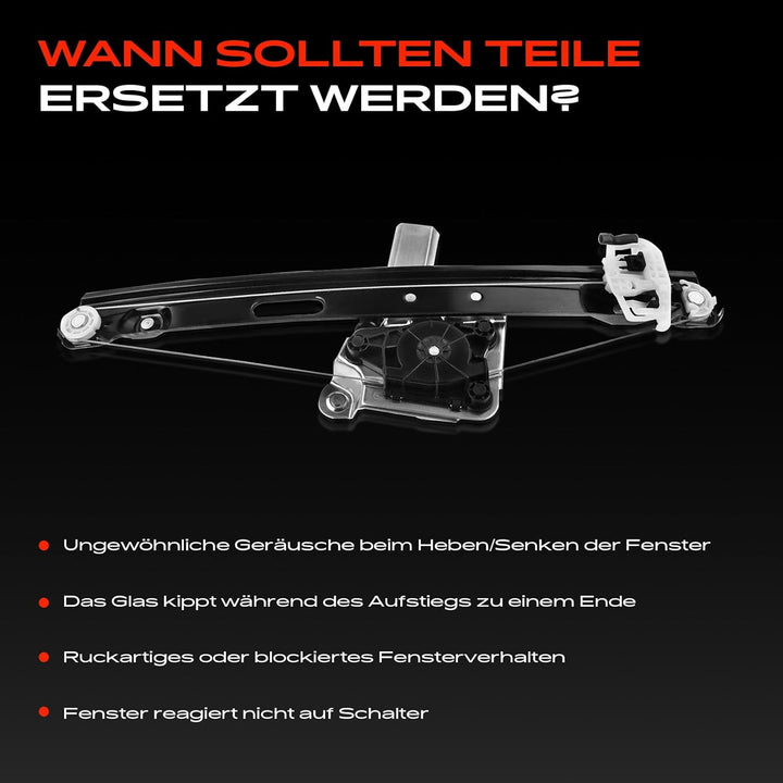 Frankberg Fensterheber mit Motor Hinterachse Links Kompatibel mit 3er E90 316d 2009-2011 3er Touring