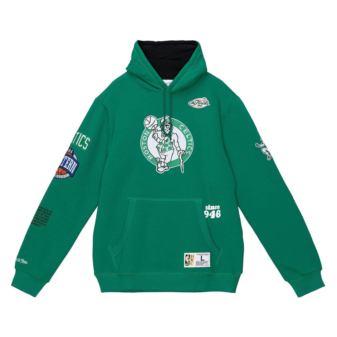 Mitchell & Ness (NBA/NFL/NCAA Team Origins Fleece Kapuzenpullover, Herren, Frauen, Kinder, Unisex, F