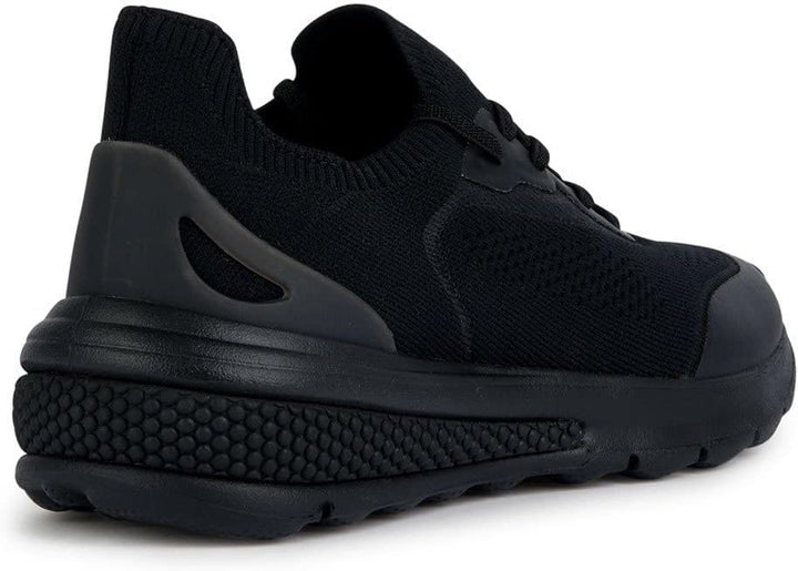 Geox Damen D Spherica Actif Sneaker 35 EU Schwarz, 35 EU Schwarz