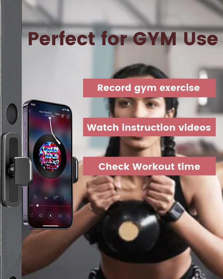 APPS2Car Handyhalterung Fitnessstudio Magnet für Fitnessstudio,360 einstellbar Gym Halterung,handyha