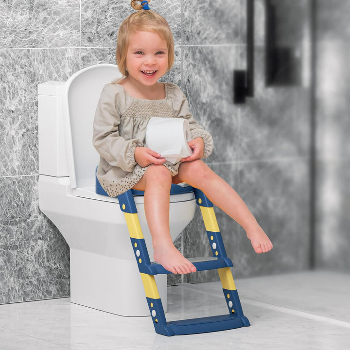 toilettensitz kinder mit treppe Toiletten Training faltbar und Tragbar Tritthocker für Kinder oder U