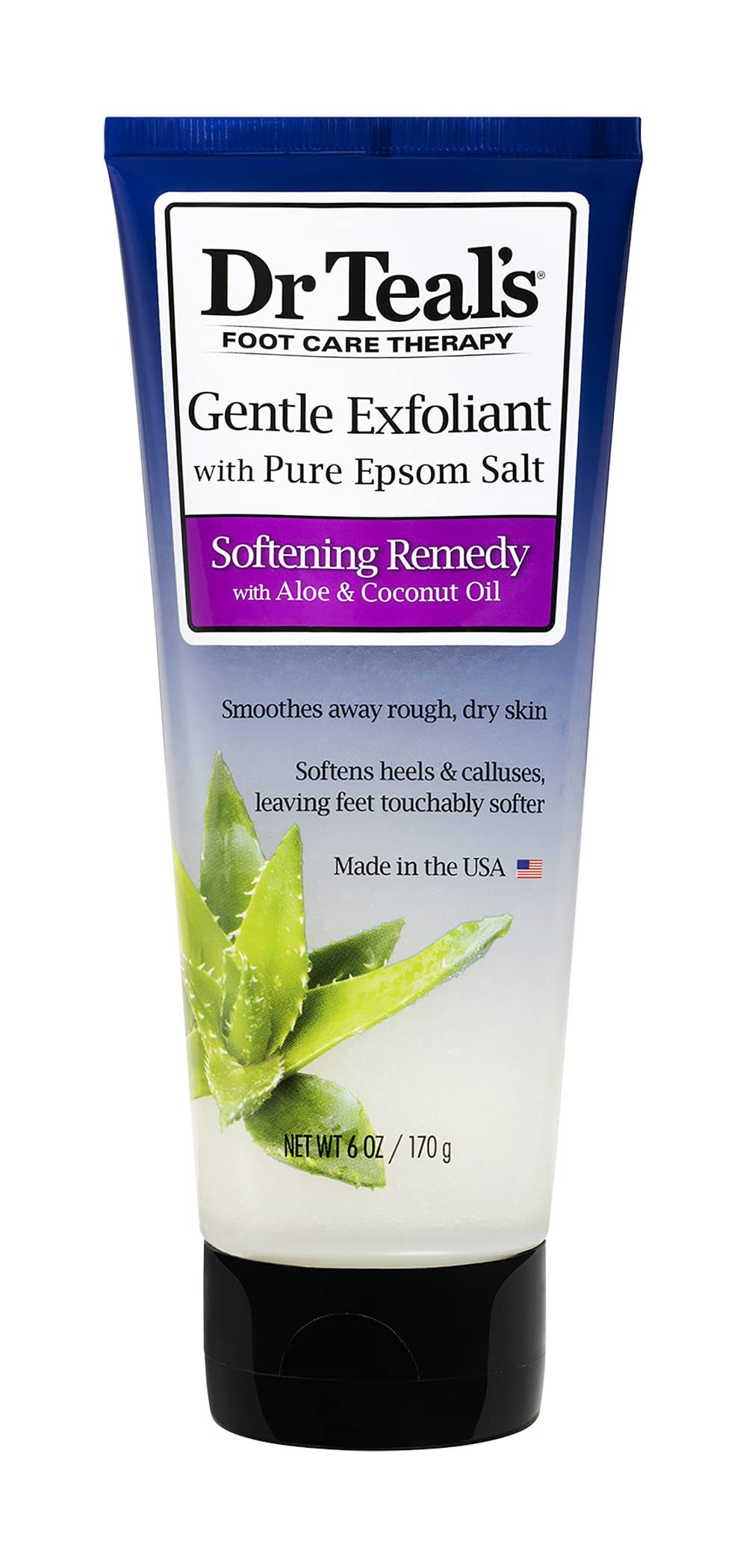 Dr Teal's Sanftes Peeling mit reinem Epsom Salt Aloe und Kokosöl