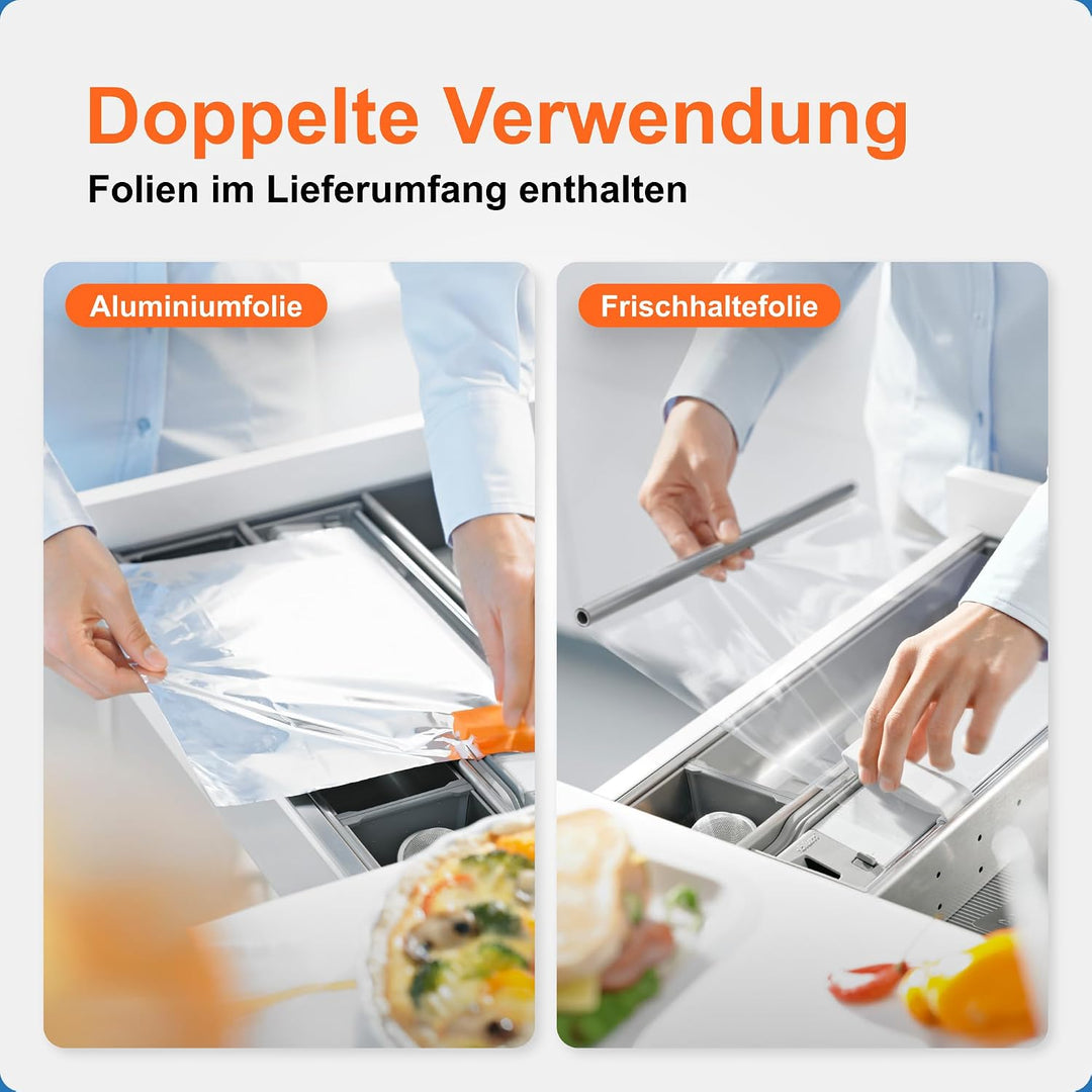 Blum I AMBIA-LINE Folienschneider I Alufolienspender I Schublade Schubkasten inkl. Folien