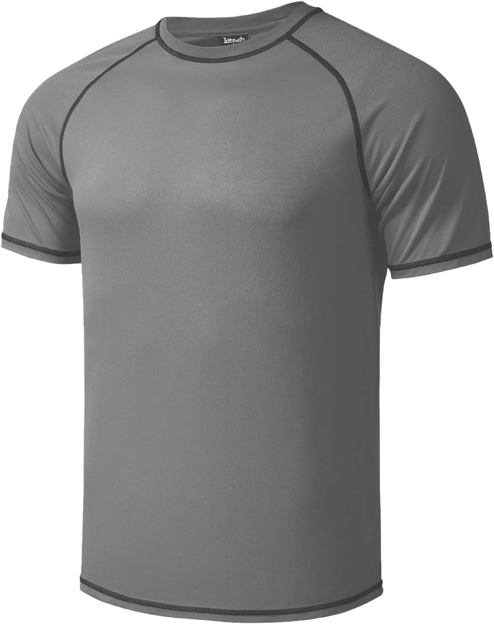 Herren grosse grössen Übergrösse Schwimmshirt Rash Guard Männer Schutz Beach T-Shirt Shortsleeve XXL