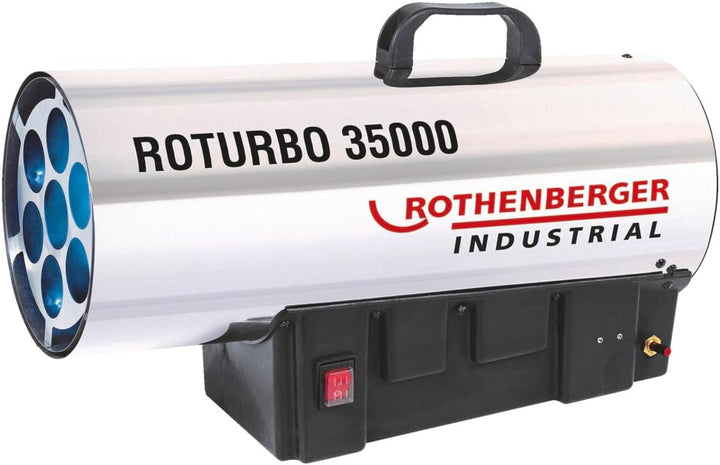 ROTHENBERGER Industrial Gas Heizkanone ROTURBO 35000 Heizgebläse Heizgerät | für ca. 170 bis 290m³ |