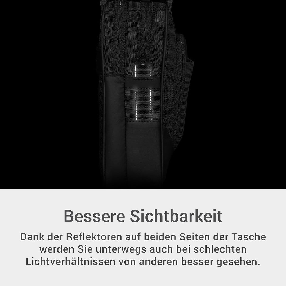 Dell EcoLoop Pro Classic Briefcase 14 - CC5425C, OceanCycle Zertifizierung, Schutz Unterwegs, Kratzf