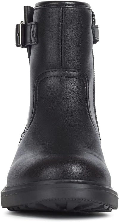 Geox Damen J Eclair Girl B Biker Boots 32 EU Schwarz, 32 EU Schwarz