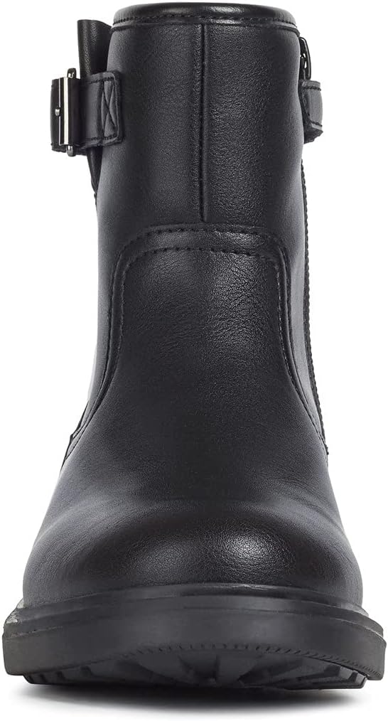 Geox Damen J Eclair Girl B Biker Boots 36 EU Schwarz, 36 EU Schwarz