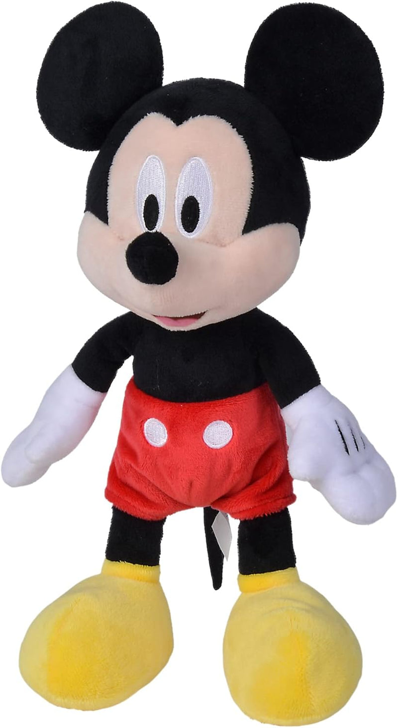 Simba 6315870227 - Disney Minnie Mouse, 25cm Plüschtier im pinken Kleid & 6315870225 - Disney Mickey