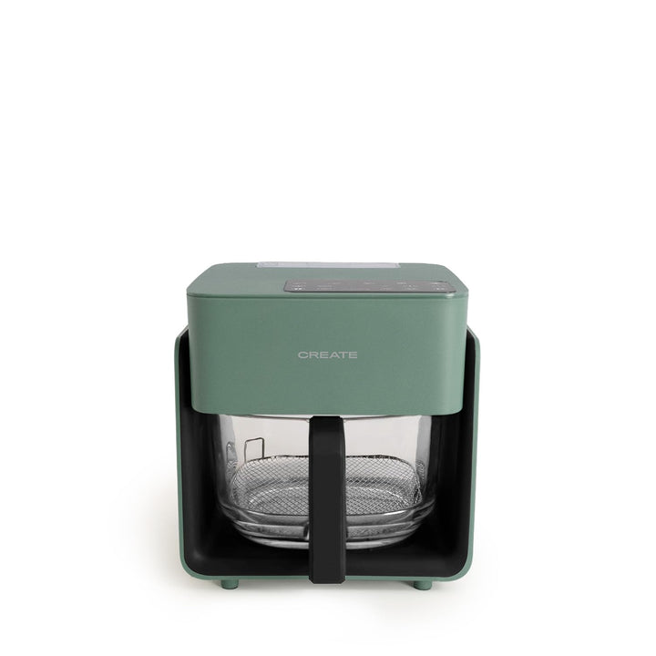 CREATE/AIR FRYER MIST/Ölfreie Heissluftfritteuse 4.2L mit Wasserdampfgarer Salbeigrün/Fassungsvermög