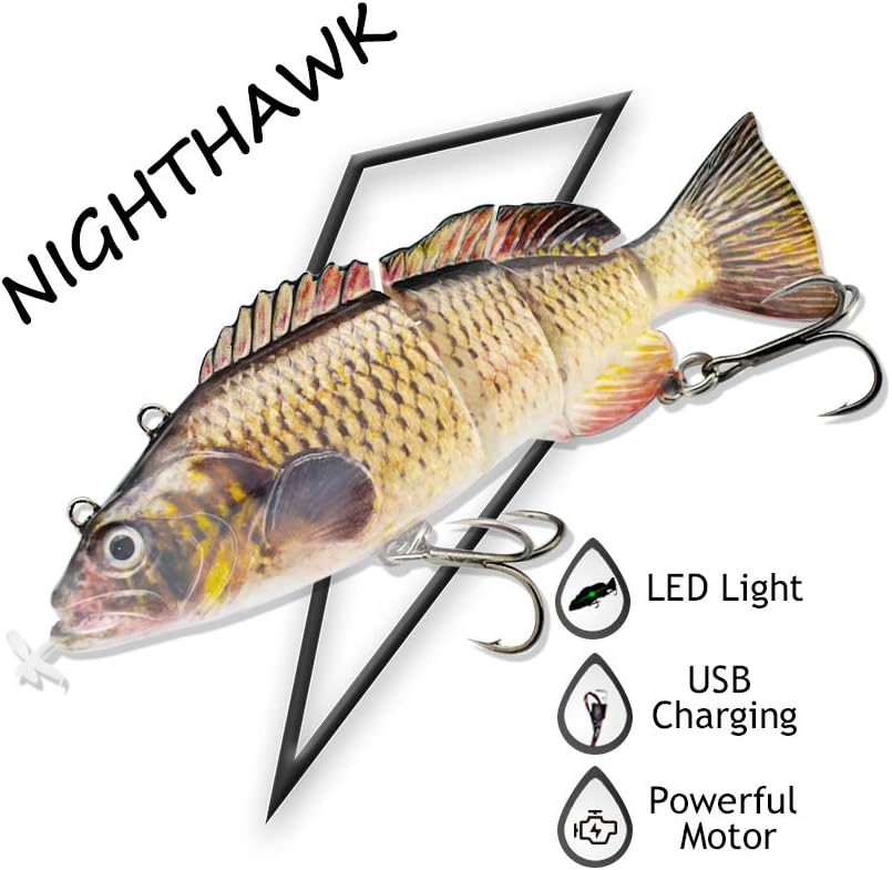 ods lure Aktualisierung Schwimmköder Elektrische USB wiederaufladbare Angelköder Mehrgelenkigere Rob