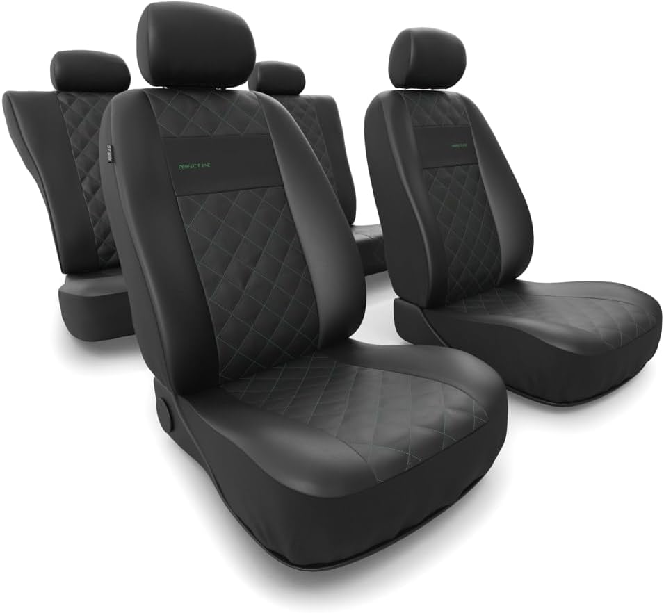 Mossa Sitzbezüge Auto kompatibel mit Ford Kuga I II III SUV 2008-... PRF-GR Grün PRF-GR, Grün PRF-GR