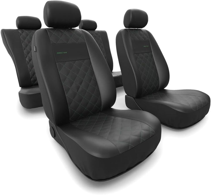 Mossa Sitzbezüge Auto kompatibel mit Ford Kuga I II III SUV 2008-... PRF-GR Grün PRF-GR, Grün PRF-GR