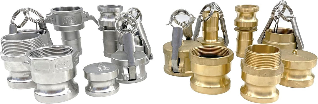 Kamlock Kupplungen Typ C Adapter mit Schlauchtülle (Edelstahl, 11/4") Edelstahl 11/4", Edelstahl 11/