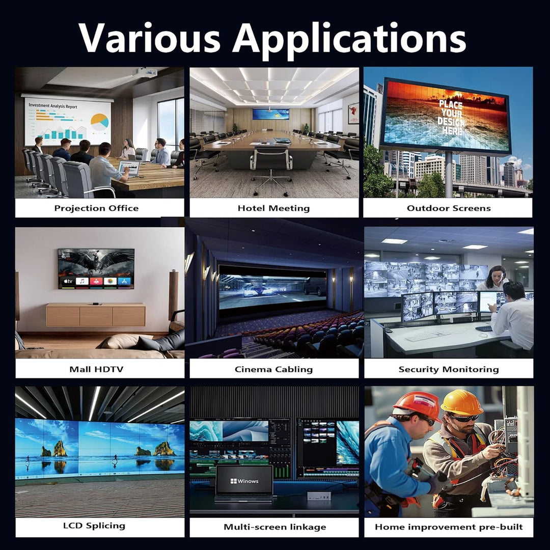 8K Glasfaser HDMI Kabel 15Meter, Langes aktives HDMI 2.1 Kabel 48Gbps Ultra High Speed 8K@60Hz 4K@12