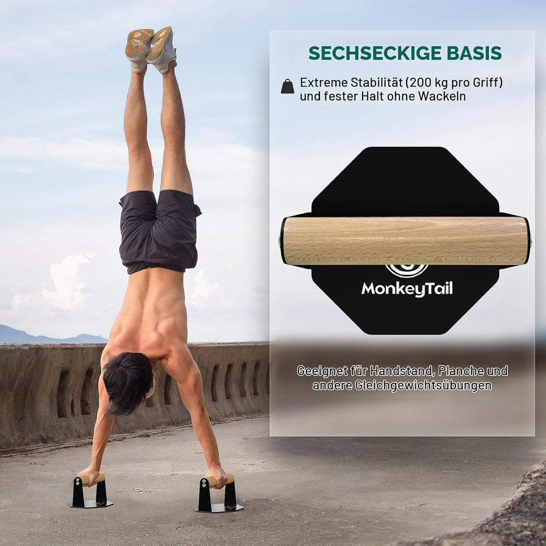 MonkeyTail Liegestützgriffe – Home Gym Ausrüstung für Push-Ups &amp; Armmuskeltraining – Schaumgriff (Sc