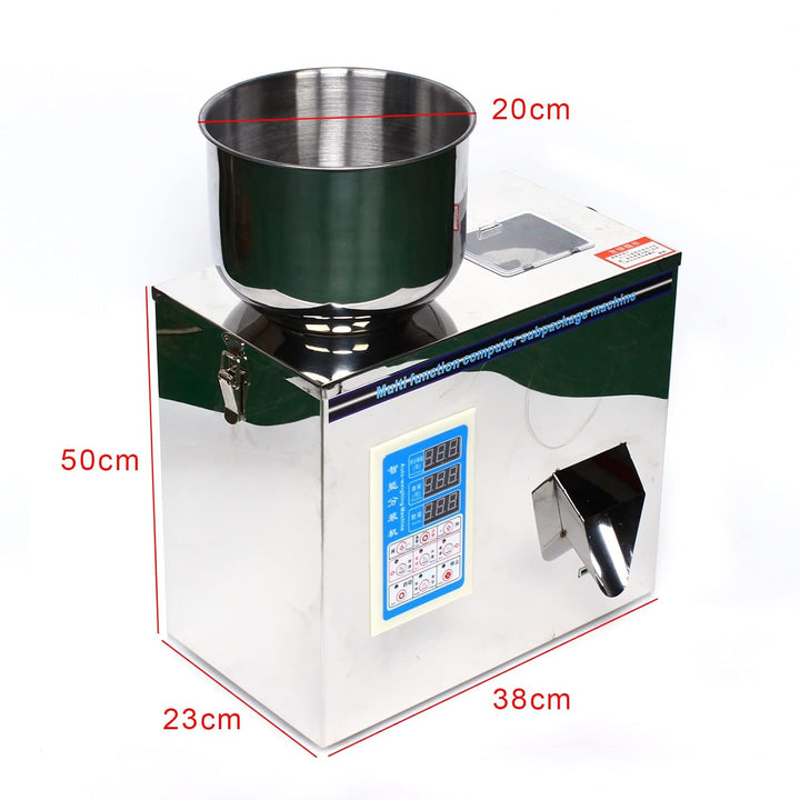 Automatische Abfüllmaschine, 180W Abfüllmaschine Pulver Einstellbares Packgewicht und Geschwindigkei