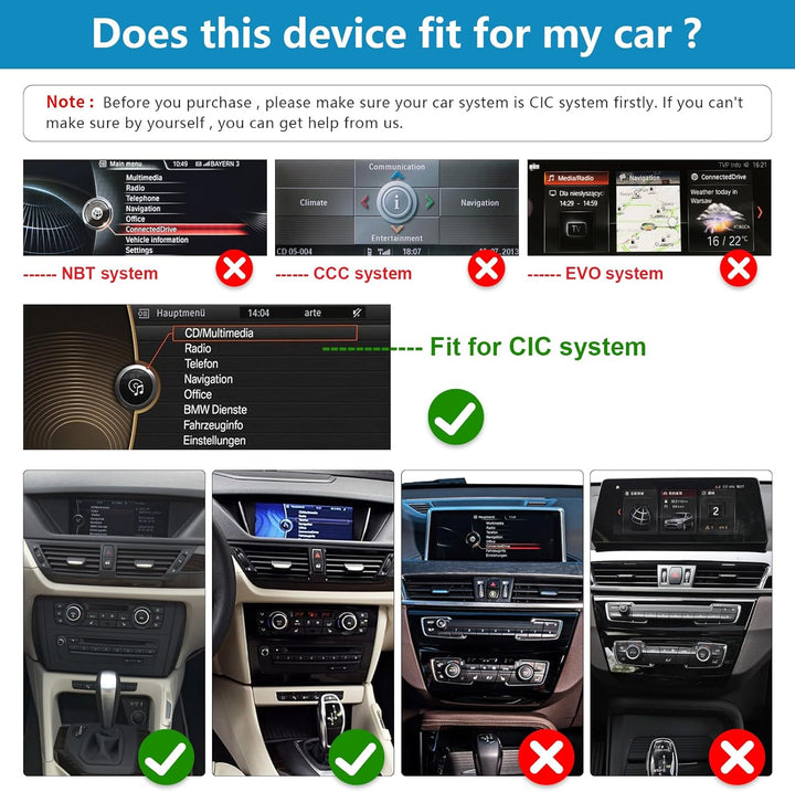 Autoradio 10,25-Zoll-Touchscreen mit kabellosem Carplay und Android Auto für 2009-2015 BMW X1-Serie