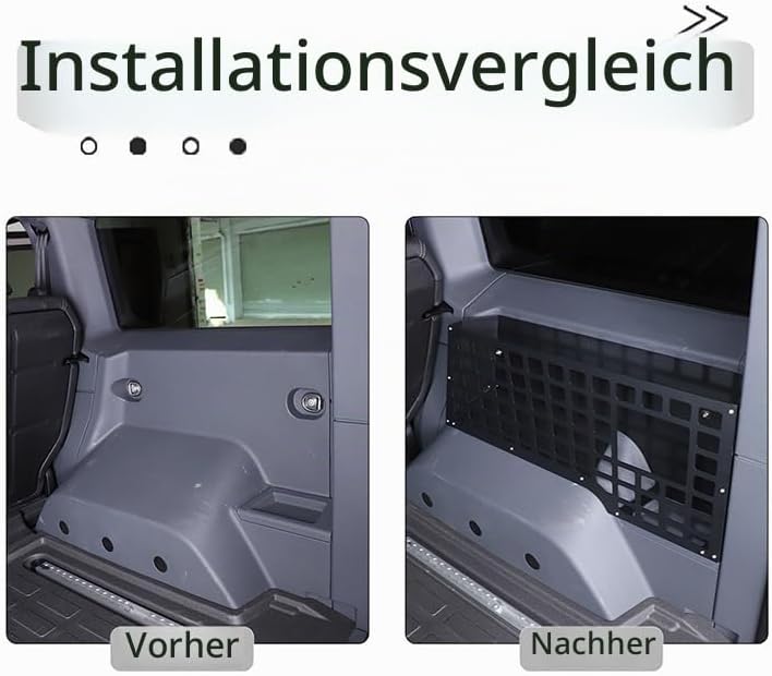 PIUGILH Auto Kofferraum Aufbewahrungskorb Geeignet für INEOS Grenadier 2020-2024,Kofferraum Organize