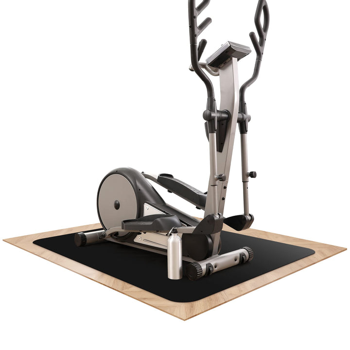 Bodenschutzmatte für Fitness und Sportgeräte - rutschfeste Unterlage für Crosstrainer, Heimtrainer,