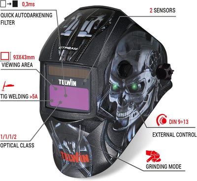 Telwin 804234 Stream Robot Schweisshelm, Stream Robot