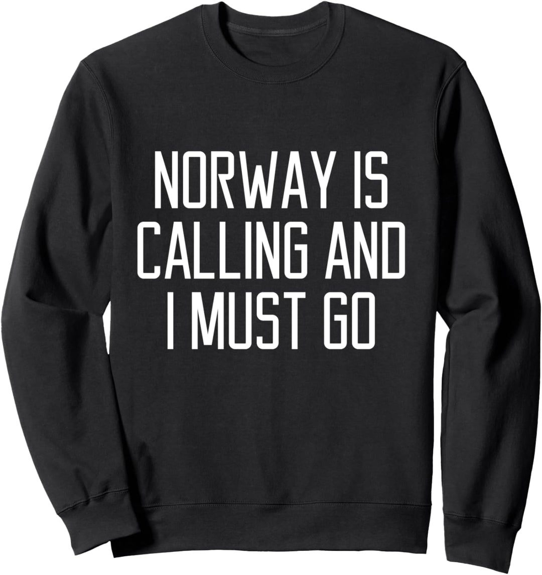 Lustiges Norwegen, das Hauptgeschenk anruft Sweatshirt
