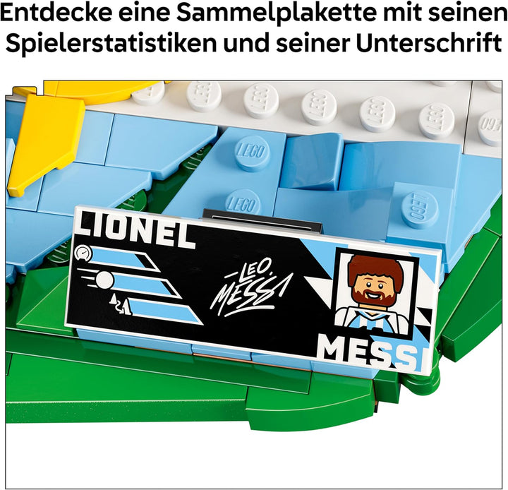 LEGO Editions Lionel Messi – Fussball-Highlights Spielzeug - 3D Modellbau mit Minifigur zum Sammeln