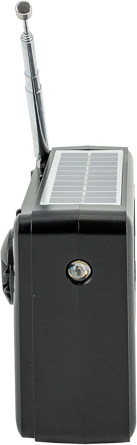 Reflexion TRA560DAB tragbares Kurbel-Radio, DAB-Radio mit Taschenlampe und Solar-Ladefunktion (DAB+,