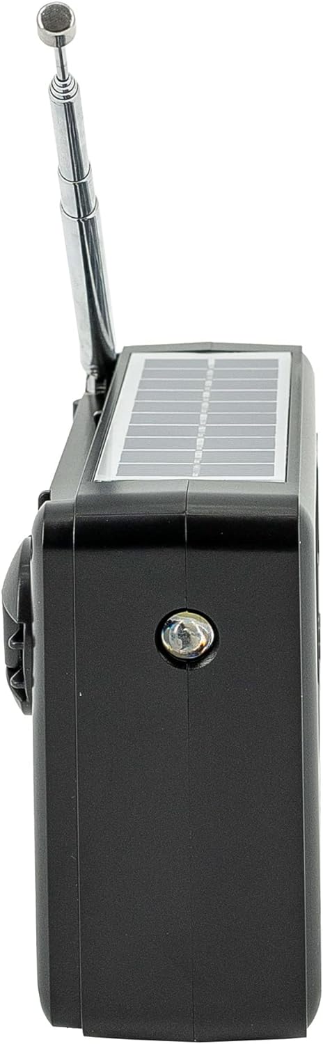 Reflexion TRA560DAB tragbares Kurbel-Radio, DAB-Radio mit Taschenlampe und Solar-Ladefunktion (DAB+,