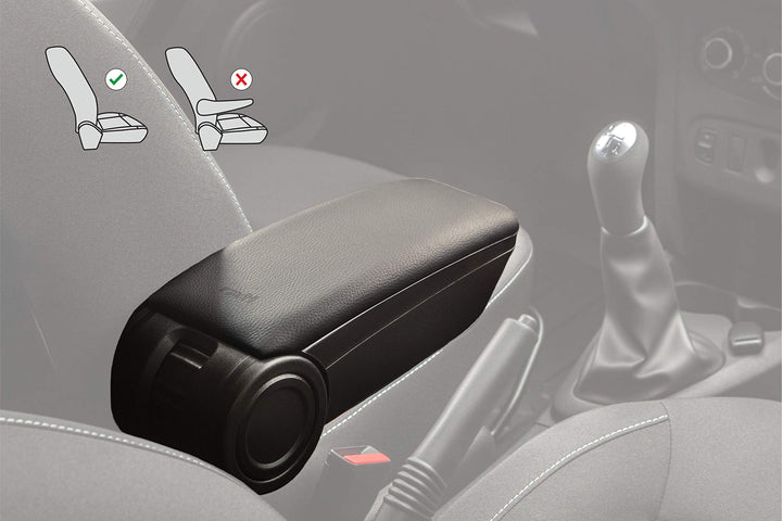 Rati ArmsterOE1 MITTELARMLEHNE passend für DACIA Duster 2018- I Armlehne mit Staufach, zum Befestigu