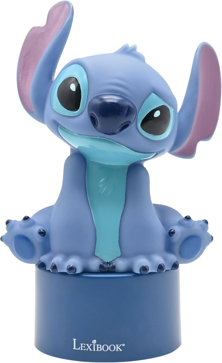 Lexibook, Disney Stitch, Nachtlicht mit Lautsprecher, Farbwechsel, weiches Licht, batteriebetrieben,