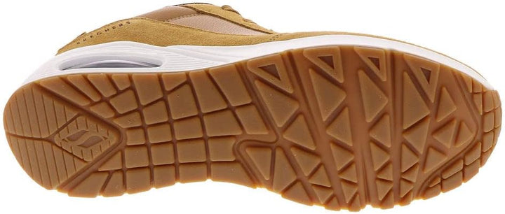 Skechers Damen Uno Sneaker 39 EU Whiskey Leather Pu Trim, 39 EU Whiskey Leather Pu Trim