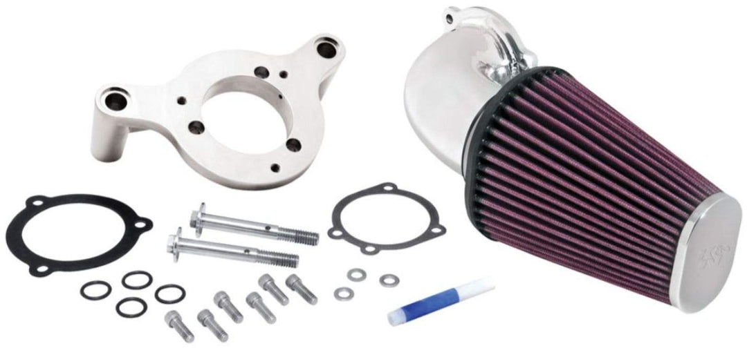 K&N 57-1125 Waschbarer und wiederverwendbarer P Motorrad Luftansaugsystem
